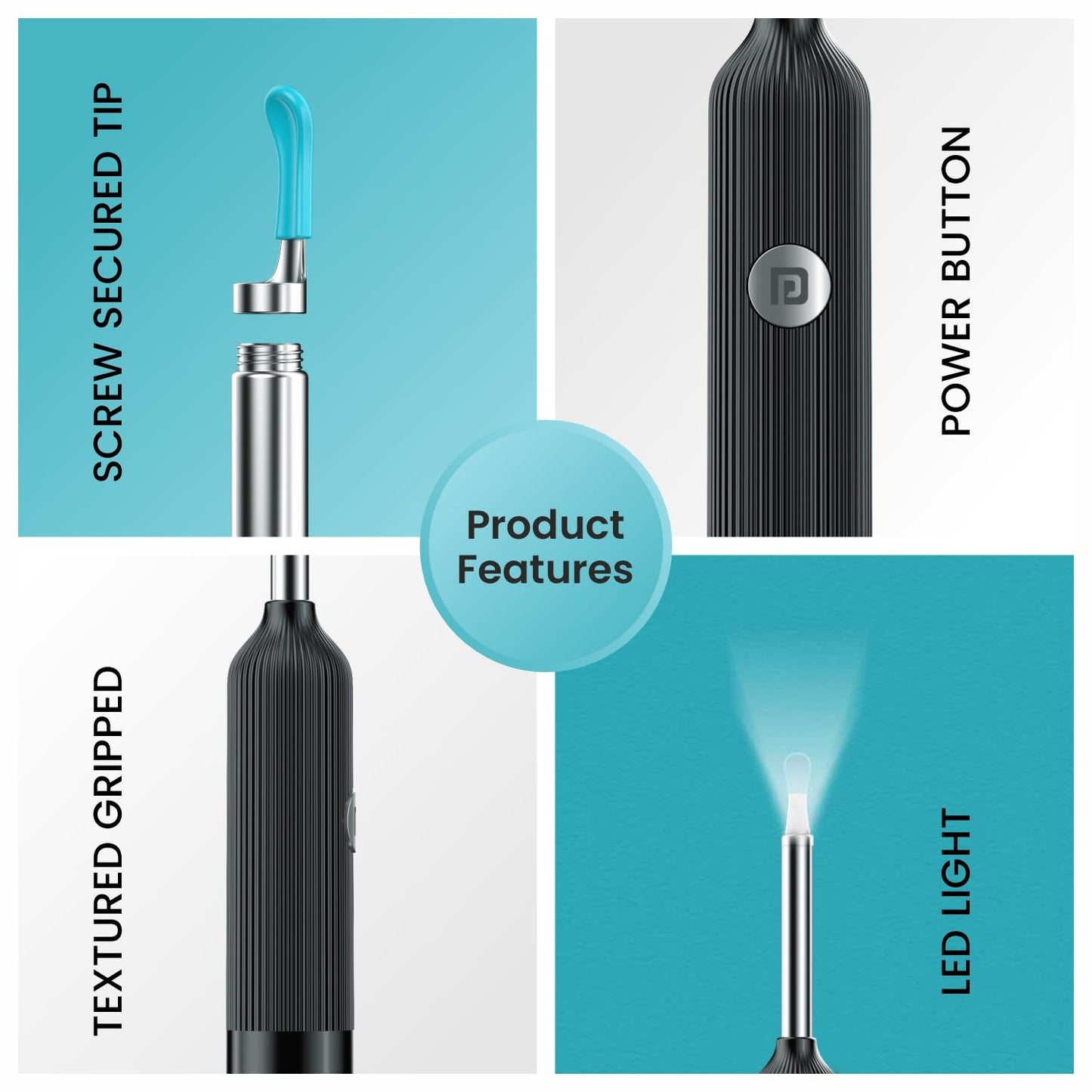 Smart Wax Cleaner with 1080p FHD camera 4.5mm Lens — Safe for Kids and Adults