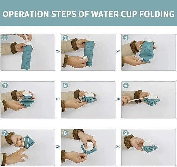 Foldable Water Bottle 600ML