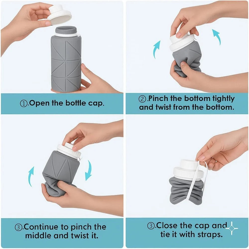 Foldable Water Bottle 600ML