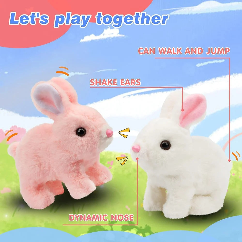 Interactive Hopping Bunny Toy