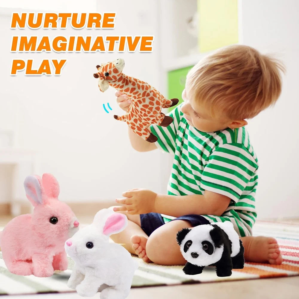 Interactive Hopping Bunny Toy